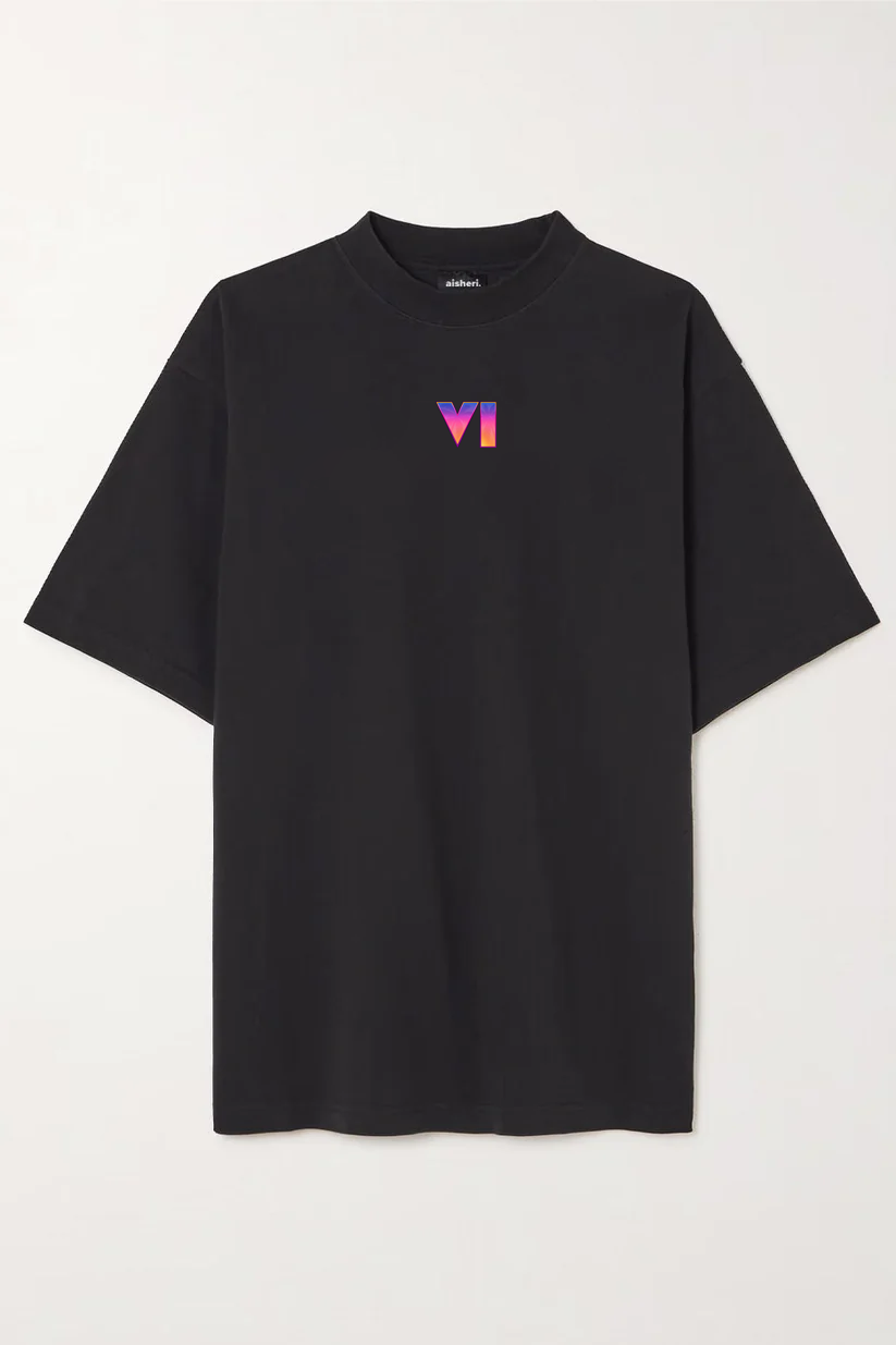 GTA VI - Dubai City - Over-sized Tee - Black