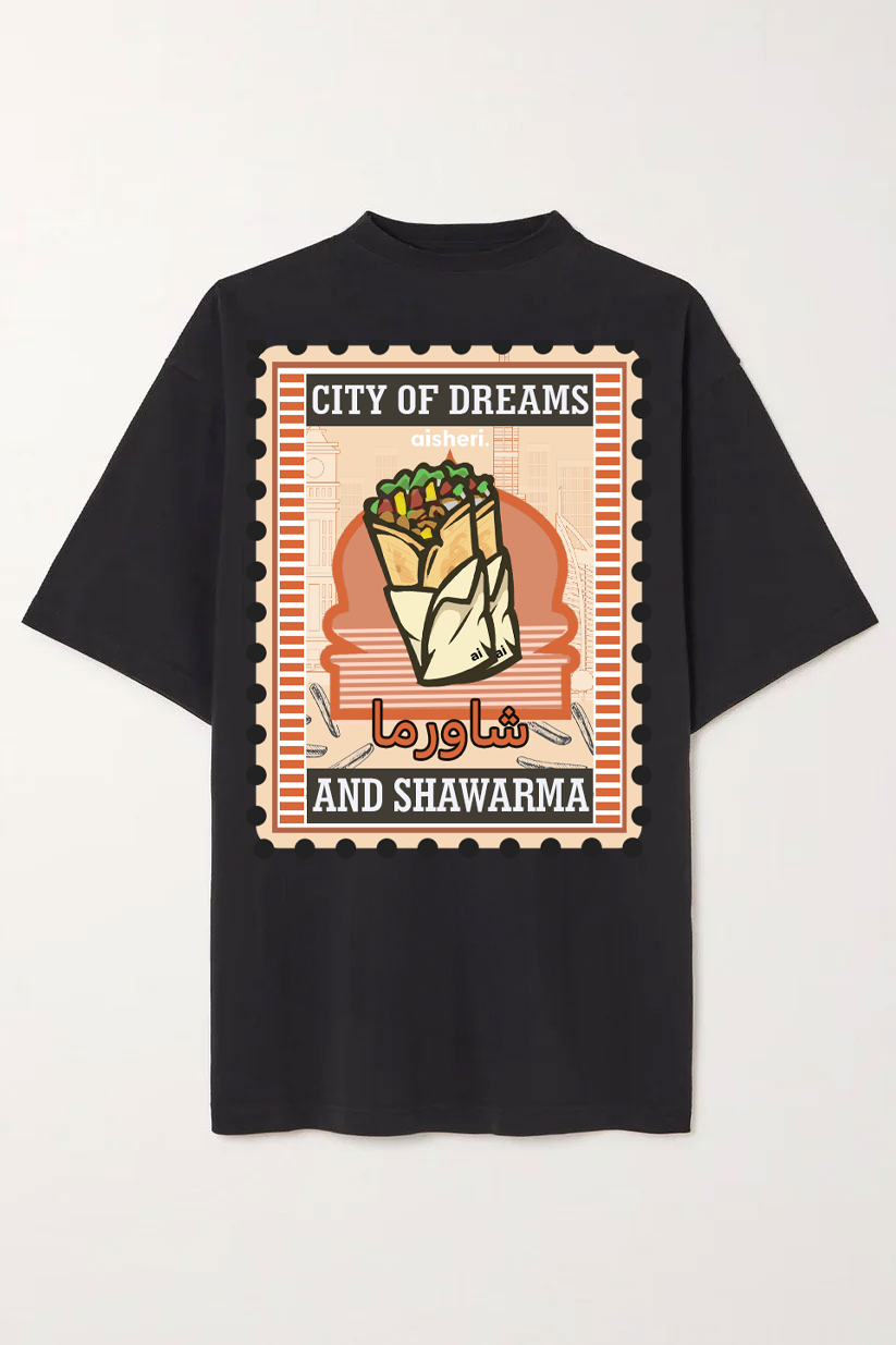 Shawarma - Originals - Over-sized Tee - Black