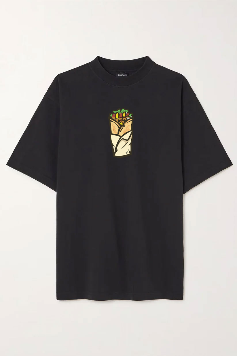 Shawarma - Originals - Over-sized Tee - Black