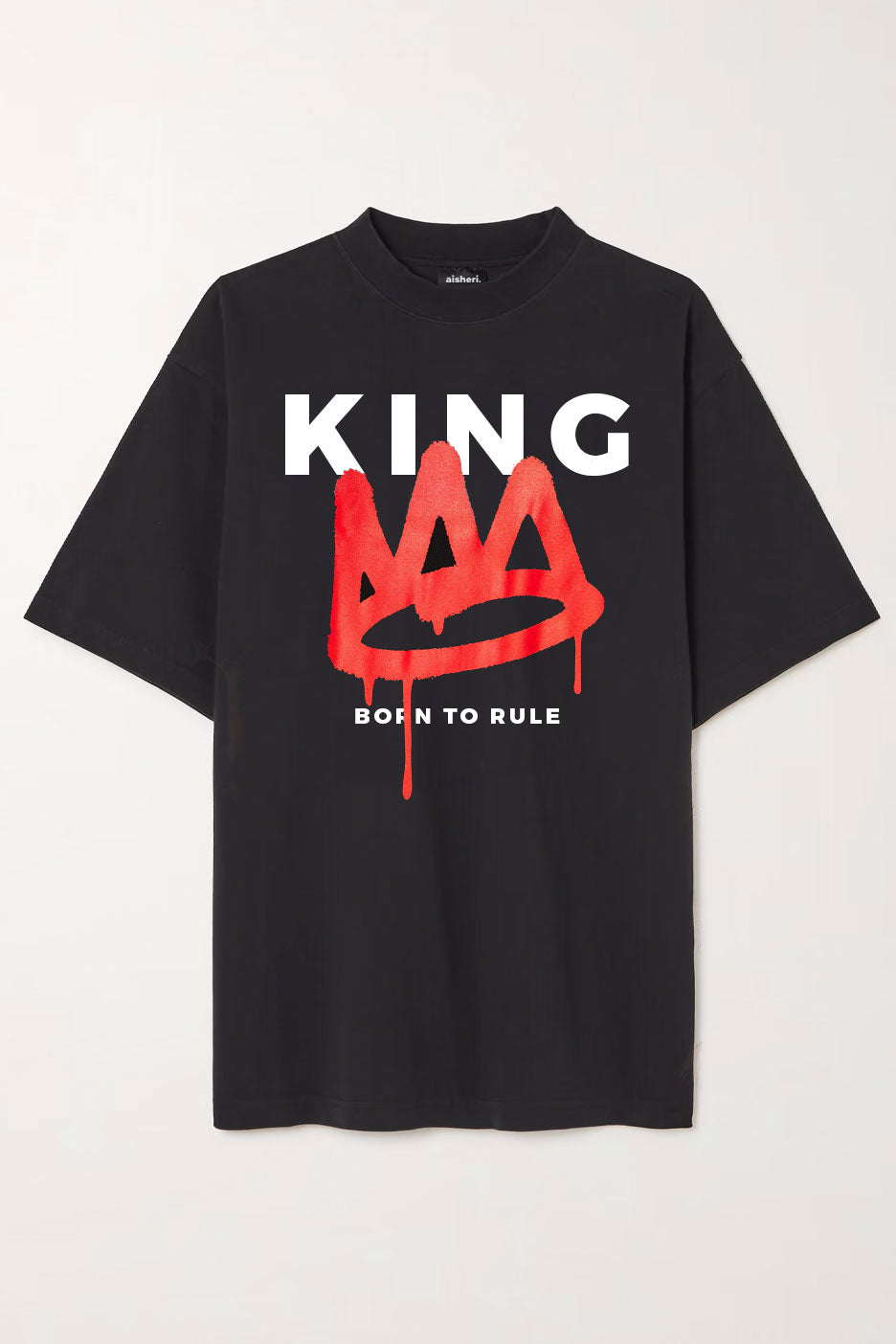 Born King - Originals - Over-sized Tee - Black