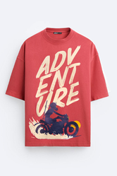 Adventure - Originals - Over-sized Tee - Red