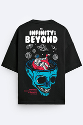 To Infinity & Beyond -  Originals - Over-sized Tee - Black