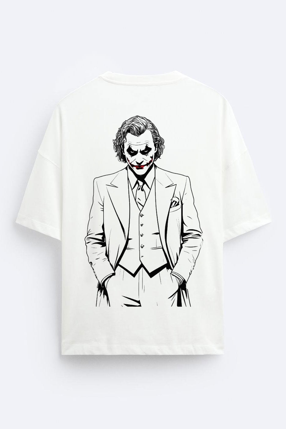 Joker - Why So Serious - Over-sized Tee - White