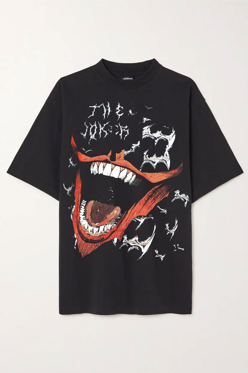 The Joker - Over-sized Tee - Black