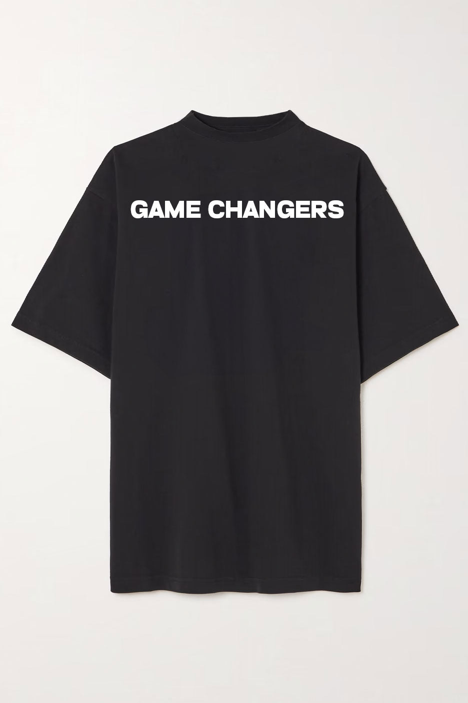 Game Changers - Originals - Over-sized Tee - Black