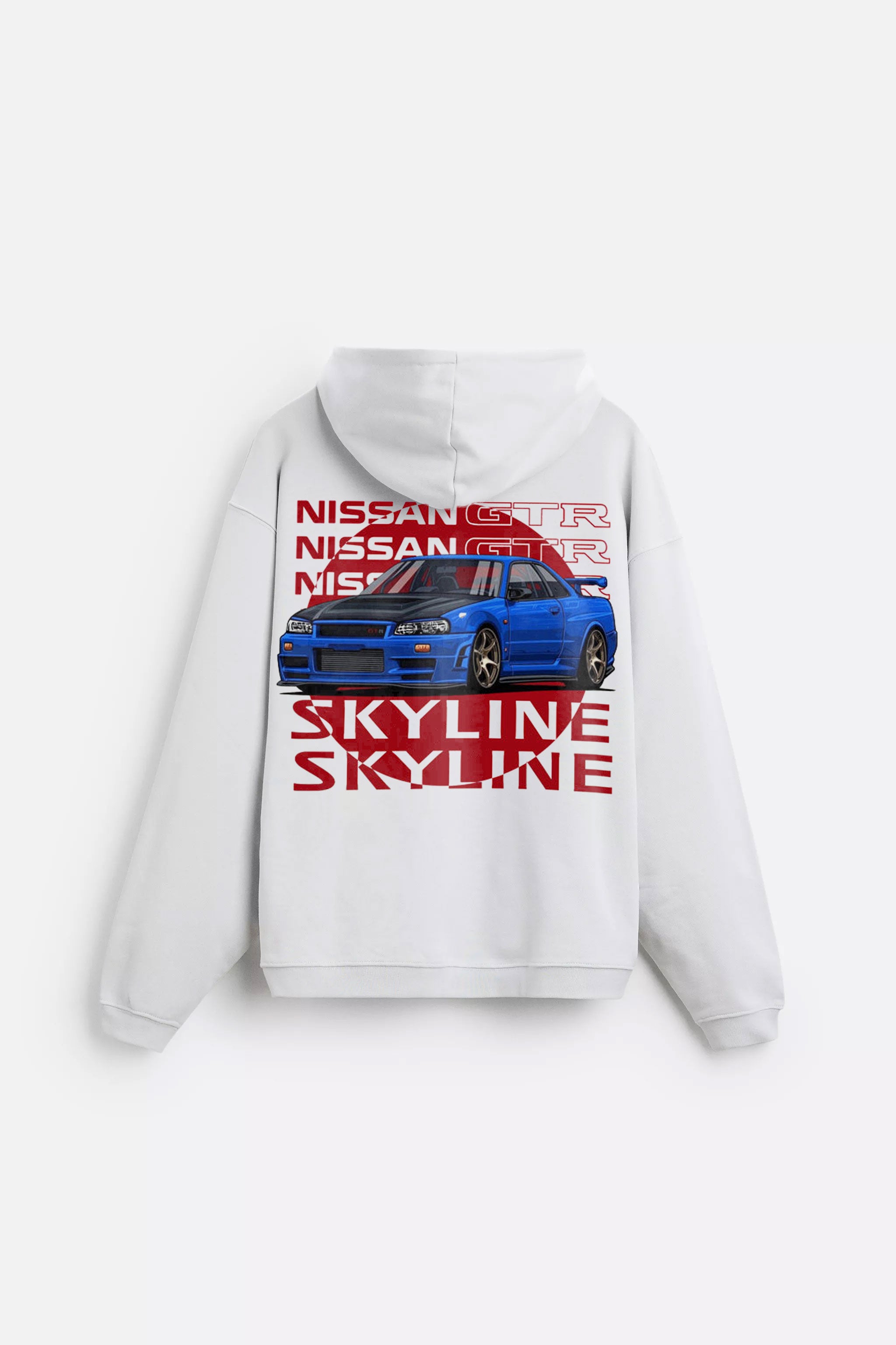 Nissan GTR Skyline - Hoodie - White