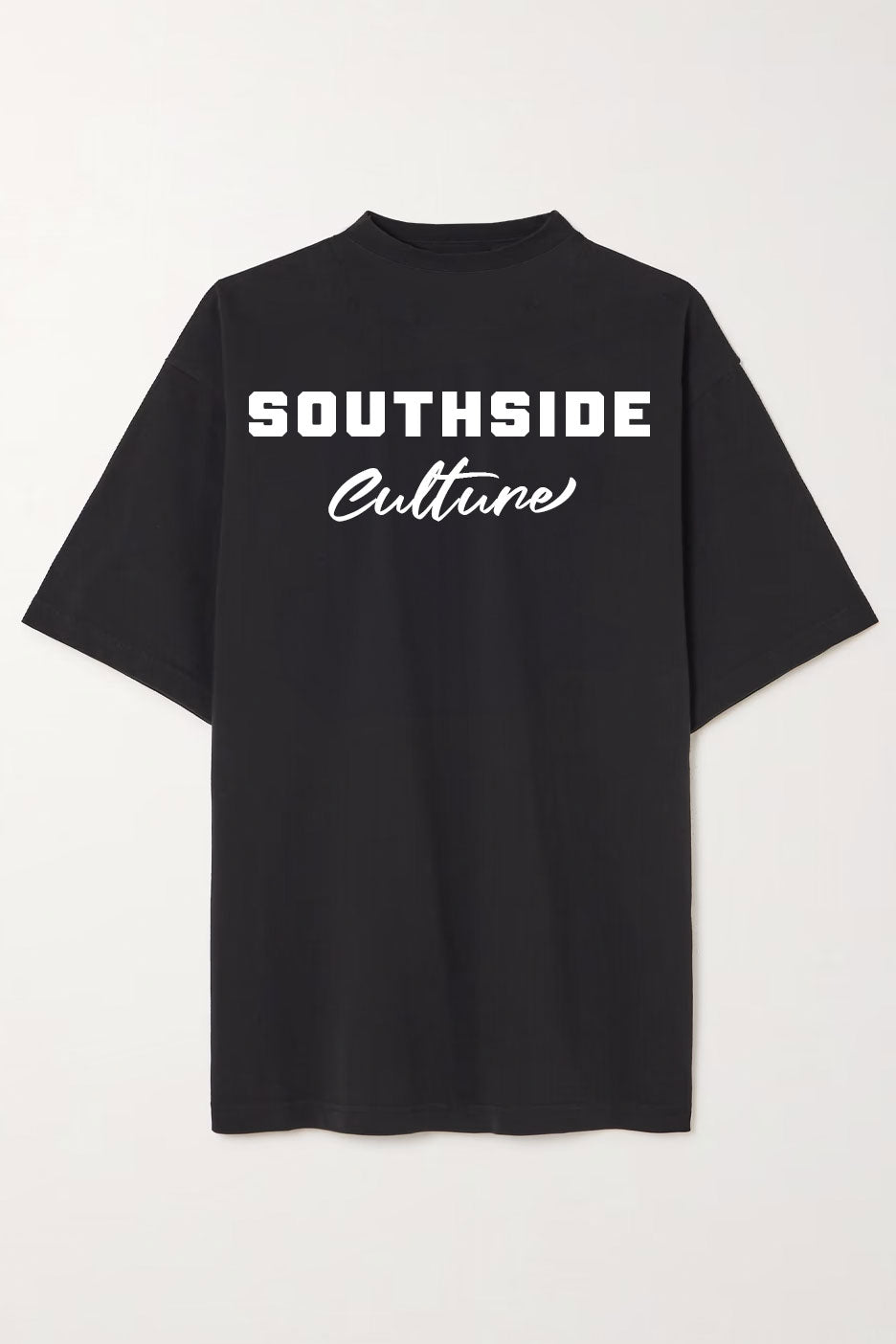 South Side Culture - Originals - Over-sized Tee - Black